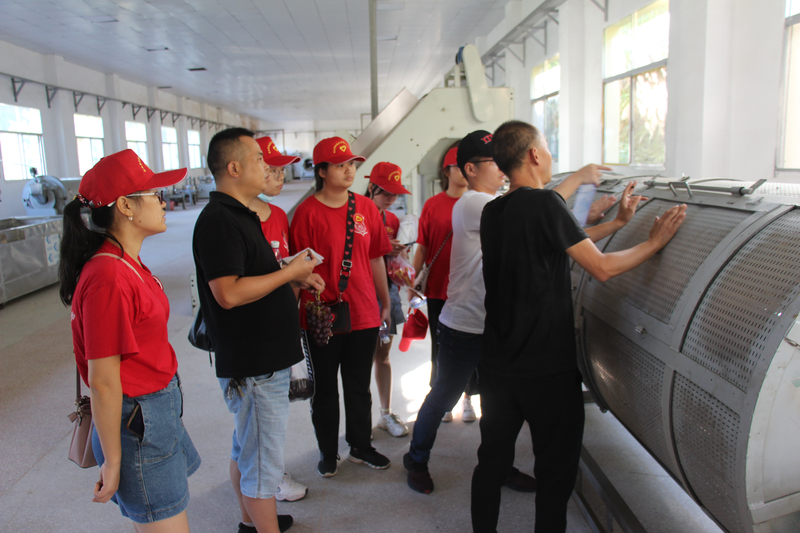 图2-志愿者们在中百茶叶余总的带领下深入茶叶加工车间.jpg